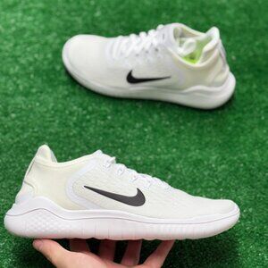 Nike Free Rn 2018 White Mens Running 942836-100 NEW* Sz 8 / WMNS Sz 9.5